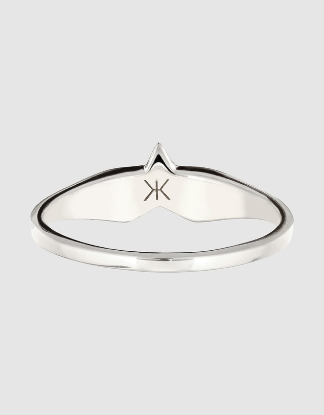 Kuzzoi - ICONIC EXCLUSIVE - Signet Ring with Star Emblem in 925 Sterling Silver
