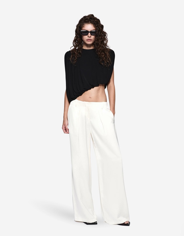 MISHA - Liria Jersey Draped Top
