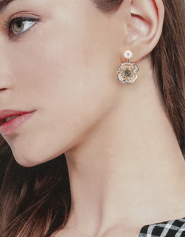 ALDO - Ledoyen Pearl Floral Earrings