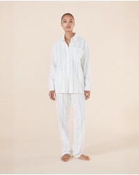 Gingerlilly - Amelie Stripe Cotton Long PJ set