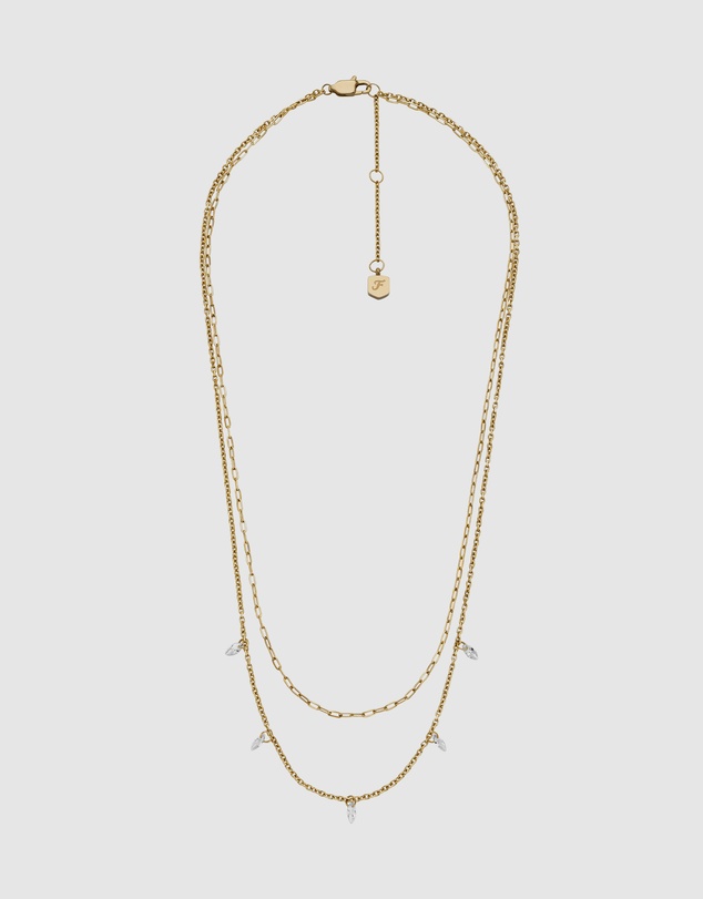 Fossil - Ellis Gold tone Necklace