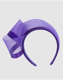 Fillies Collection - Purple Headband Fascinator
