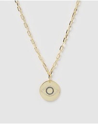 Izoa - Aria Embellished Eye Necklace