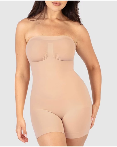 B Free Intimate Apparel - Shapewear Bodysuits Strapless Shorts | BodySleek