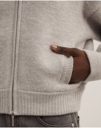 Witchery - Wool Knit Bomber Jacket