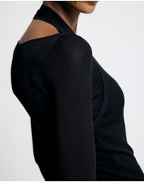 Lover - Solange Layered Knit Halter Top
