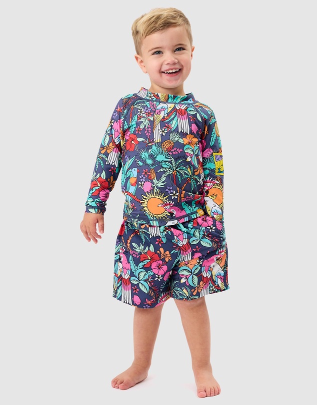 Goldie + Ace - Paradise Board Shorts - Babies-Kids