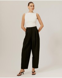 Tussah - Crop Suit Pants