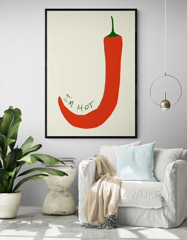 Inka Arthouse - Hot Chilli by Byalmaklub Art Print