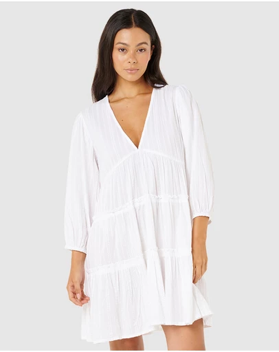 Rip Curl - Haze 3/4 Sleeve Mini Dress