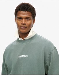 Superdry - Micro Logo Graphic Loose Crew