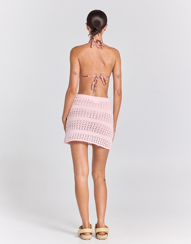 Poolside Paradiso - Maya Knit Bella Skirt - Pink