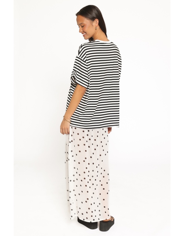 Petal & Pup - Tammi Skirt Set - White Black