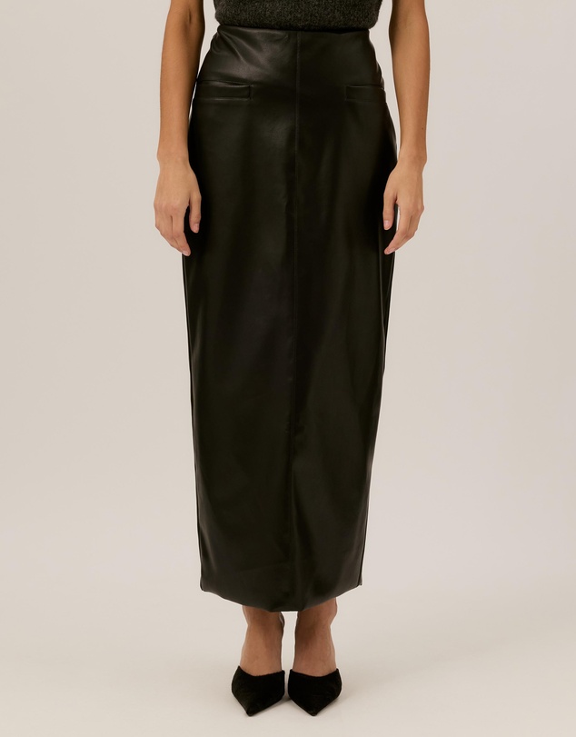 Tussah - Cameron Leather Look Skirt