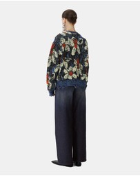 JNBY - JNBY Cotton And Hemp Pattern Knitted Cardigan