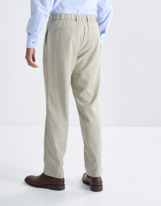 3 Wise Men - 3 Wise Men Wallace Wool Trouser - Beige