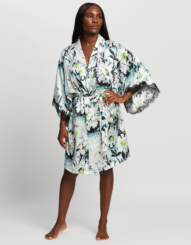 Sainted Sisters - Scarlett Silk Kimono