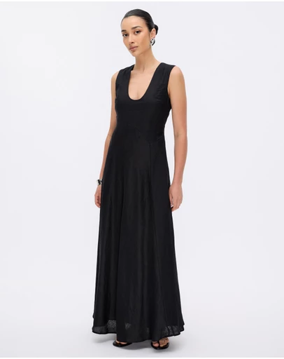 Minima Esenciales - Shiloh Linen Midi Dress