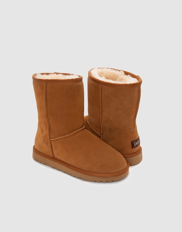 Ozwear Connection Uggs - Ugg Boots Genuine Australian Sheepskin Unisex Short Classic Suede