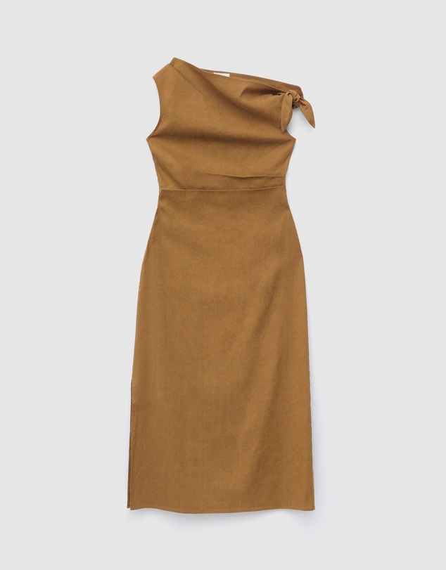 & Other Stories - Asymmetric Paisley Midi Dress