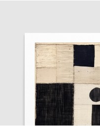 Olive et Oriel - Sewn Fabric by Treechild Art Print