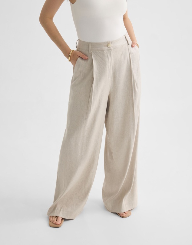 Oxford - Margot Stretch Linen Pant
