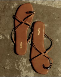 Siren - Mikki Flat Strappy Sandals