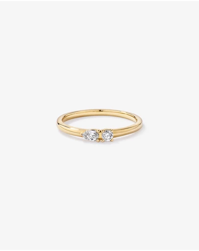 Michael Hill - 0.15TW Lab Diamond Stacker Ring in 10kt Gold