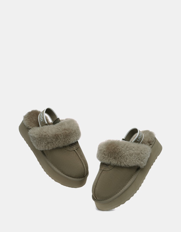 EVERAU - Australian Shepherd Ugg Waffle Platform Cow Suede Upper House Shoes