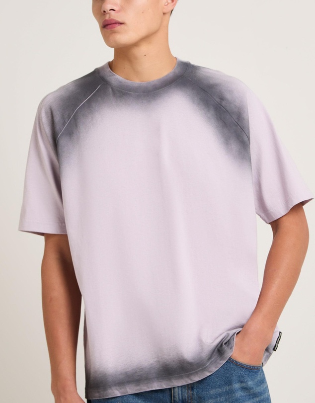Black Noise White Rain - Liminal Sprayed T-Shirt