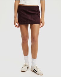 Cotton On - Suede Mini Skirt