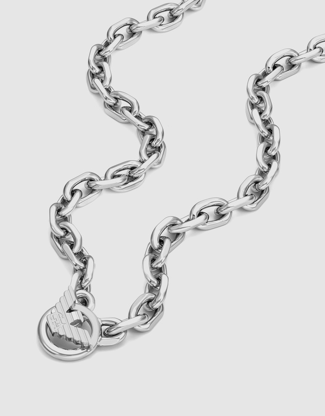 Emporio Armani - Emporio Armani Silver-Tone Necklace