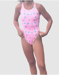 Salty Johnson - Leaves Thick Strap One Piece