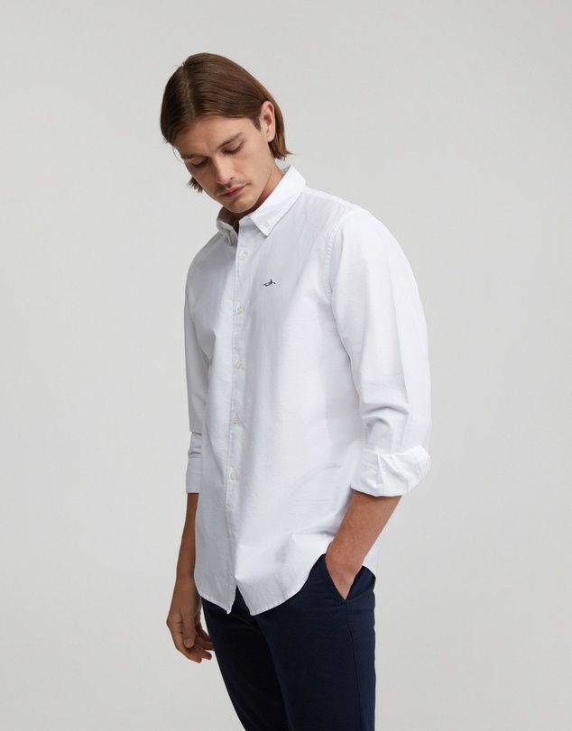 Oxford - Holloway Oxford Weave Cotton Shirt