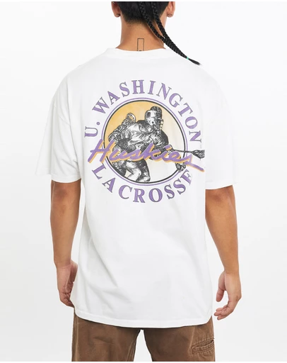 Vintage by The Real Deal - Pre Loved - Vintage 90s University of Washington Huskies Tee