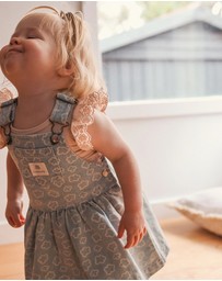 Kynd Baby - Pinafore Washed Denim - Size 2