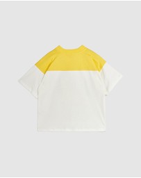 Mini Rodini - Dog V-Neck SP SS Tee - Babies-Teens