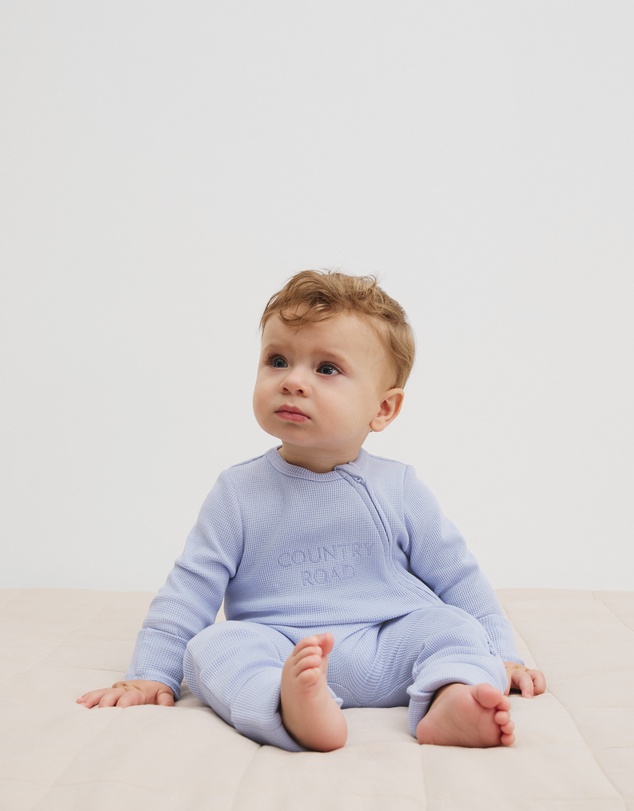 Country Road - Organically Grown Cotton Waffle Jumpsuit