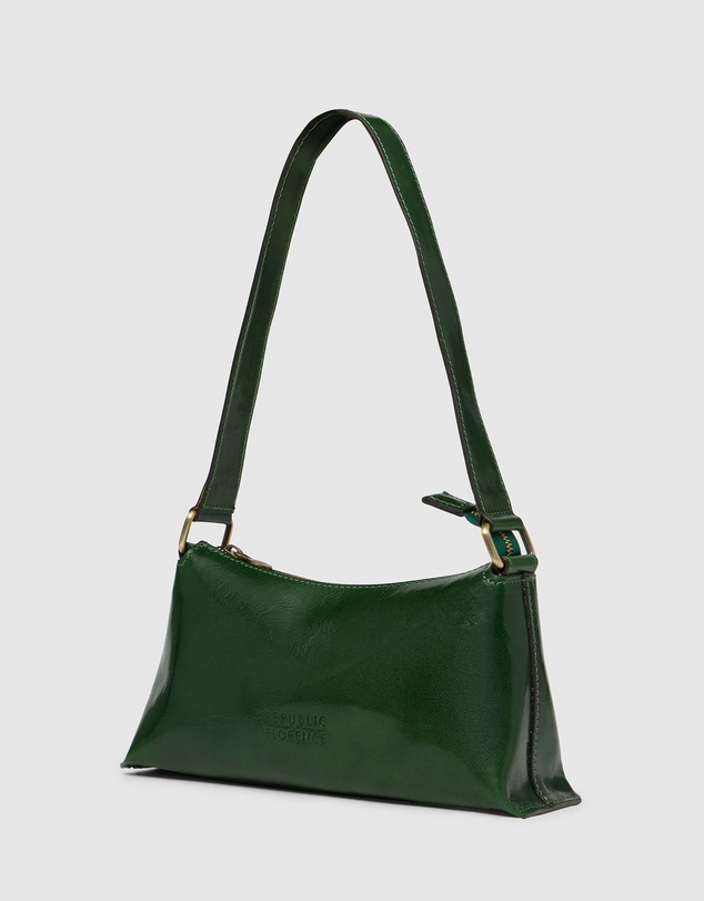 Florence - The Laura Green Leather Shoulder Bag