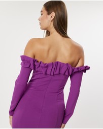 Romance by Honey and Beau - Aria Off Shoulder Maxi Dress