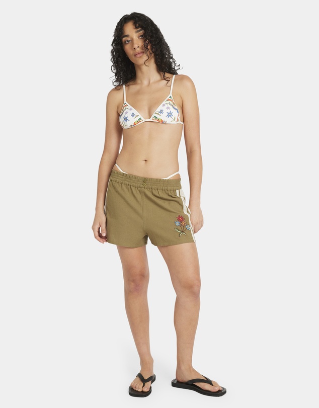RVCA - Womens Mel G Elastic Waist Shorts