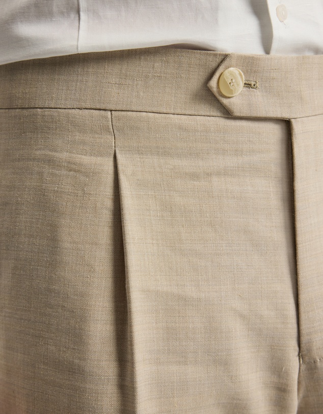 Calibre - Slim Linen Wool Suit Pants Natural