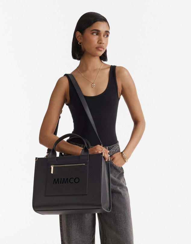 MIMCO - Patch Leather Tote Bag