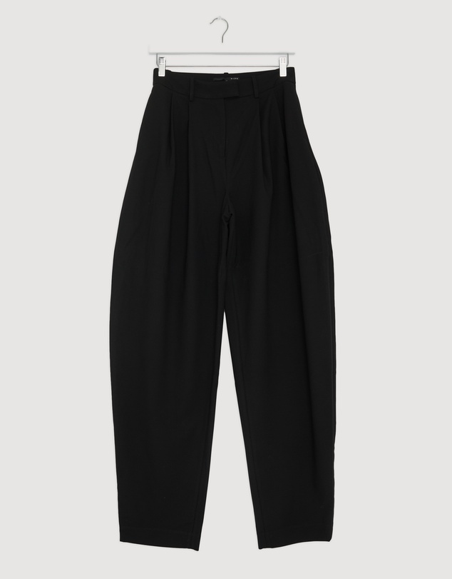 Revibe - Repaired MISHA Mezzaluna Pleated Barrell Leg Trousers - AU 10