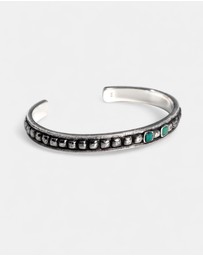 Buck Palmer - Turquoise Stone Cuff
