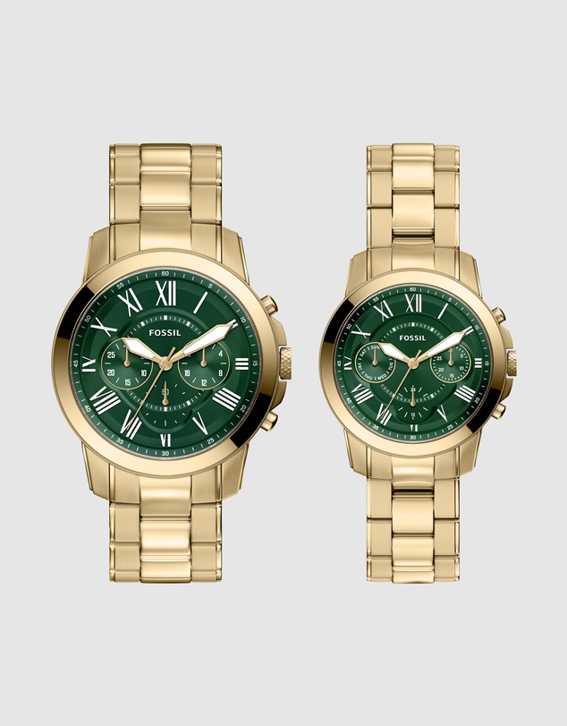 Fossil - Grant Gold Tone Chronograph Watch