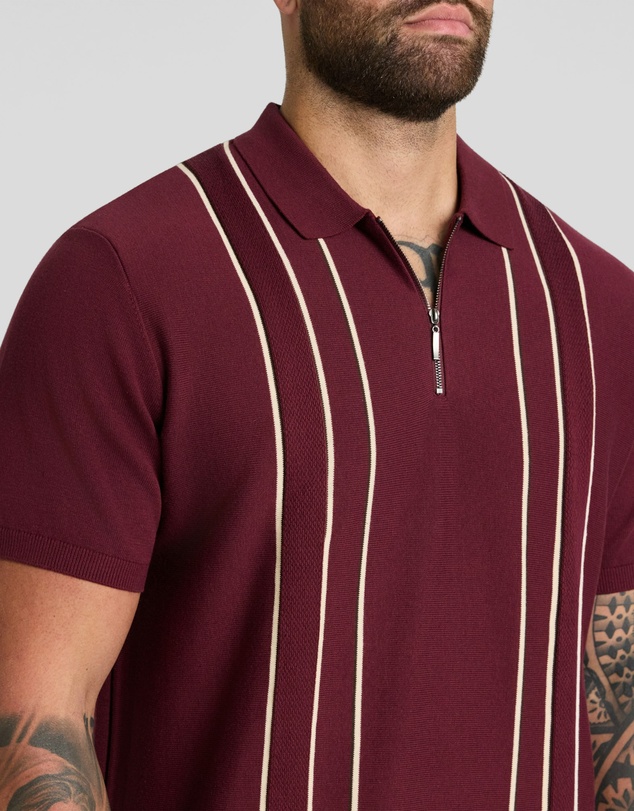 Johnny Bigg - Chandler Stripe Knit Polo