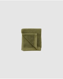 Bambury - Angove Face Washer 33x33cm Olive