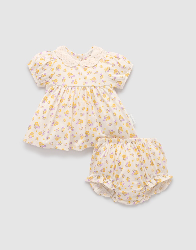 Purebaby - Luciana Floral Set -Kids-Babies