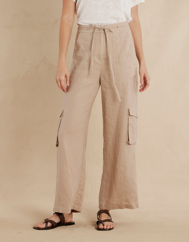 Amelius - Ciel Linen Cargo Pant